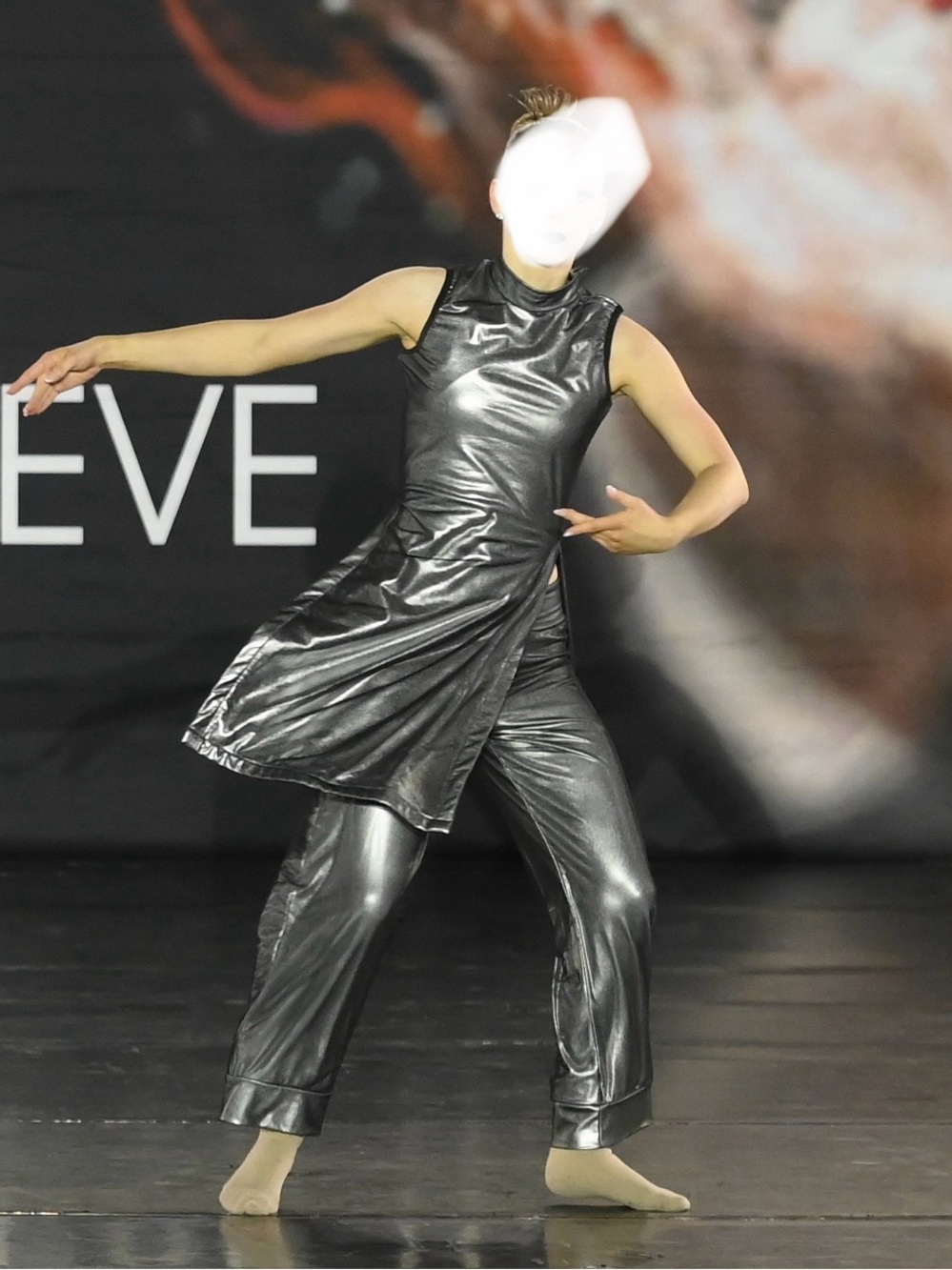 Custom Wesley Tang Silver Dance Costume